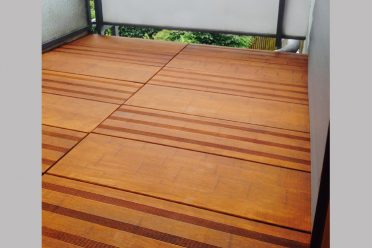 ambooo Terrassenfliese aus Bambus kaufen - Fliese MEGA DECK, Farbton coffee, Profil (glatt/ französisch)