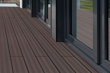 ambooo Terrassendiele aus Bambus kaufen - Diele Vintage, Farbton granite grey, Profil (glatt / französisch)